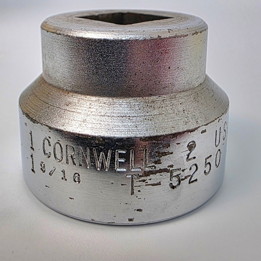 Cornwell 1-9/16 Inch 3/4 Drive 6 Point Socket T-5250B USA Made Vintage